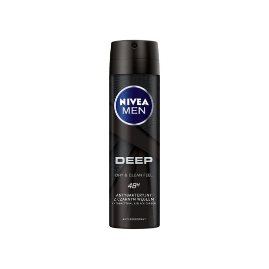 Nivea, Men Deep antyperspirant spray 150ml Nivea