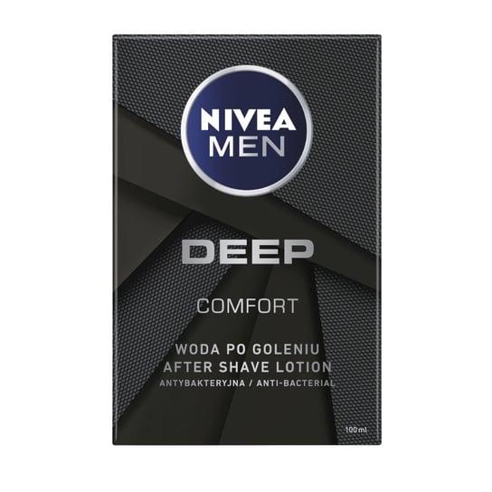 Nivea, Men Deep Comfort antybakteryjna woda  100ml Nivea