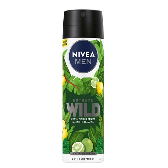 Nivea, Men Extreme Wild antyperspirant w spray'u Fresh Citrus 150ml Nivea