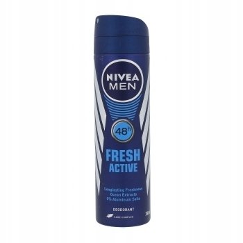Nivea Men, Fresh Active, Dezodorant W Sprayu, 150ml Nivea