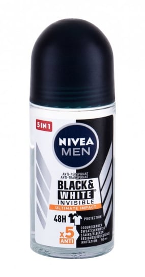 Nivea Men Invisible For Black & White Ultimate Impact 50ml Nivea