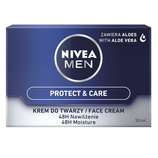 Nivea, Men Protect & Care intensywnie nawilżający krem do twarzy 50ml Nivea