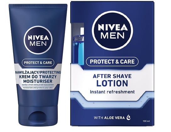 Nivea Men Protect & Care, Zestaw Kosmetyków Do Twarzy, 2 Szt. Nivea Men