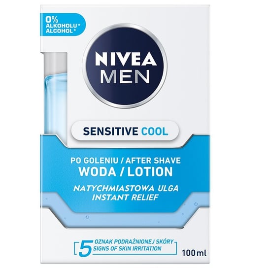 Nivea, Men Sensitive Cool chłodząca woda  100ml Nivea