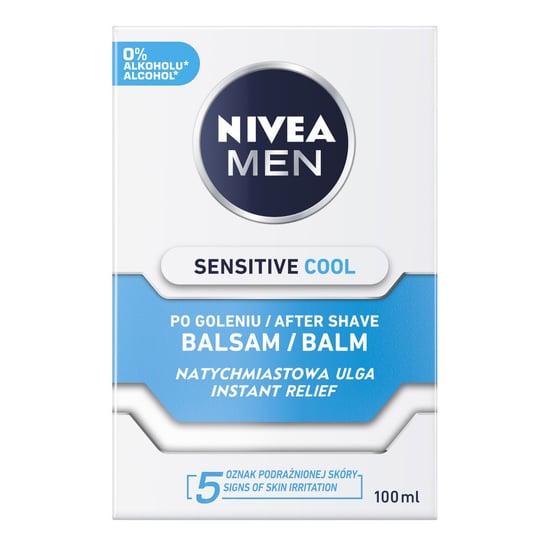 Nivea, Men Sensitive Cool chłodzący balsam  100ml Nivea