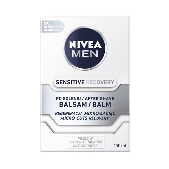 Nivea, Men Sensitive Recovery regenerujący balsam  100ml Nivea