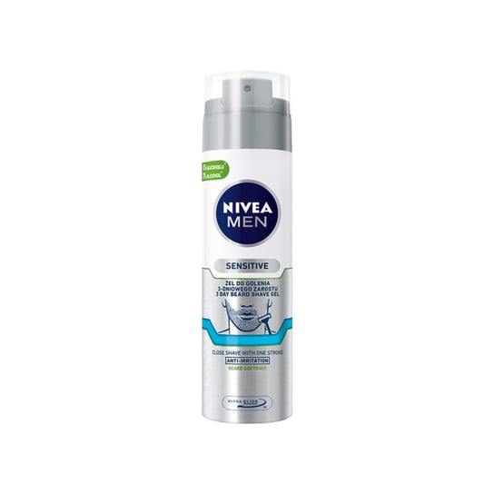 Nivea, Men Sensitive żel  3-dniowego zarostu 200ml Nivea