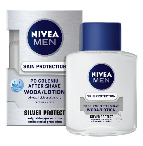 Nivea Men, Silver Protect, woda po goleniu, 100 ml Nivea Men