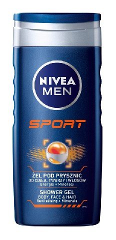Nivea, Men Sport, żel pod prysznic, 250 ml Nivea
