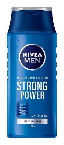 Nivea, Men Strong Power, szampon wzmacniający , 250 ml Nivea
