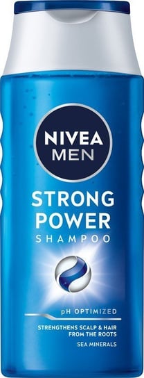 Nivea Men, Szampon do włosów słabych i pozbawionych energii Strong Power, 250 ml Nivea