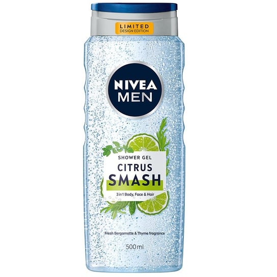 Nivea Men, Żel Pod Prysznic, Citrus Smash, 500 Ml Nivea Men