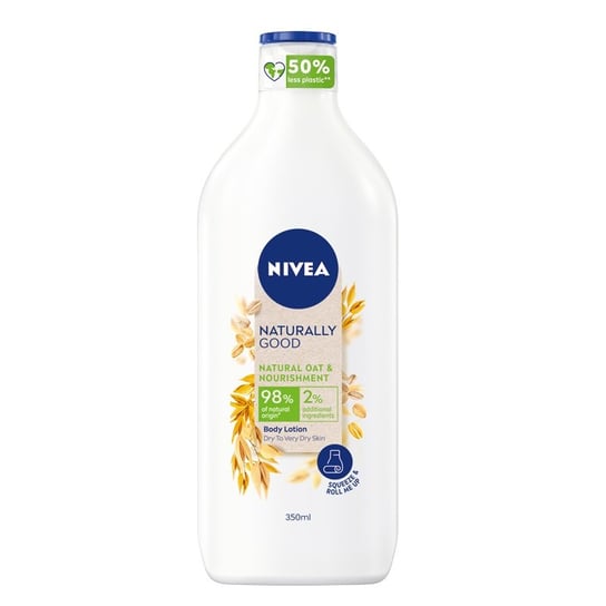 Nivea, Naturally Good Body Lotion odżywczy balsam do ciała z owsem 350ml Nivea