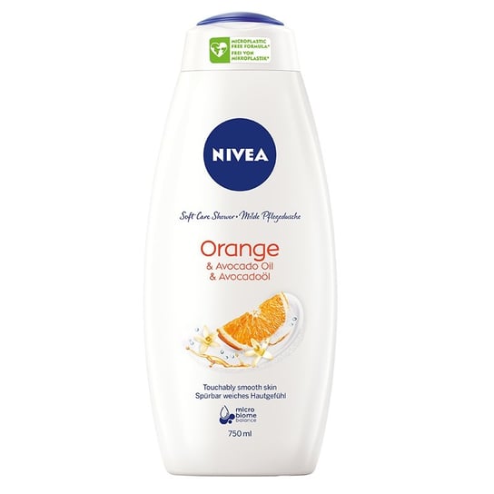 Nivea, Orange & Avocado Oil Care Shower pielęgnujący żel pod prysznic 750ml Nivea