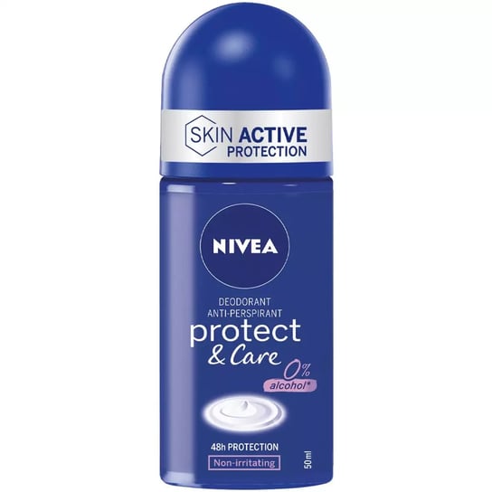 Nivea, Protect & Care, Antyperspirant Roll-On damski, 50 ml Nivea