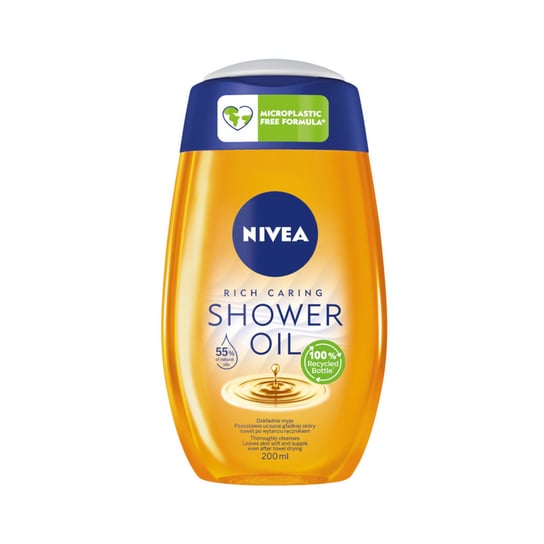 Nivea, Rich Caring Shower Oil olejek pod prysznic 200ml Nivea