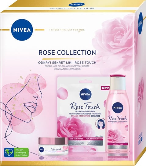 Nivea Rose Collection, Zestaw Prezentowy Dla Kobiet Nivea