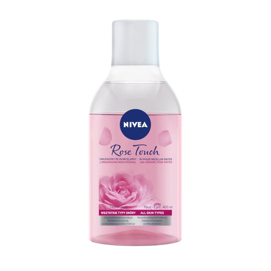 Nivea, Rose Touch micelarny płyn dwufazowy z organiczną wodą różaną 400ml Nivea