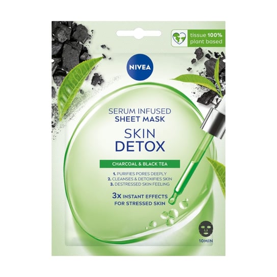 Nivea, Skin Detox, Maska w płachcie z serum detoksykującym Nivea