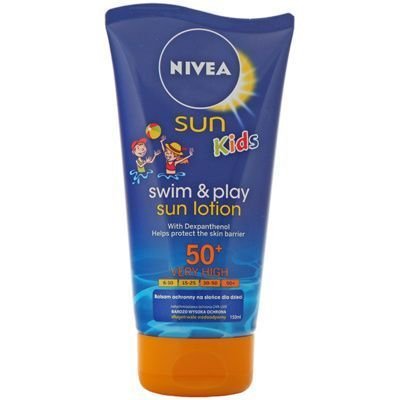Nivea, Sun, balsam ochronny na słońce dla dzieci, SPF 50+, 150 ml Nivea