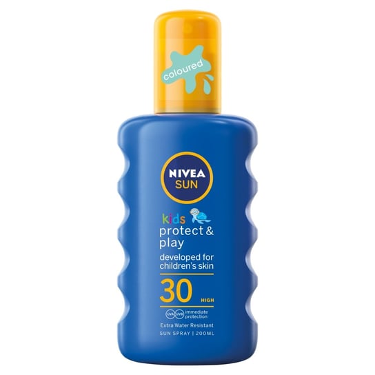 Nivea, Sun Kids Protect & Play nawilżający spray ochronny na słońce dla dzieci SPF30 200ml Nivea