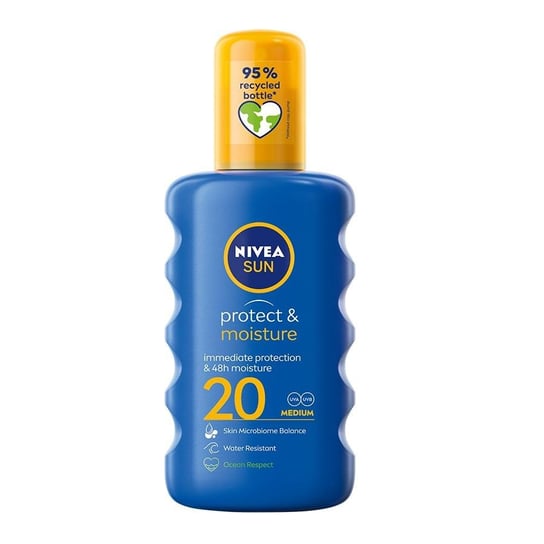 Nivea Sun Protect & Moisture balsam w sprayu do opalania SPF20 200ml Nivea