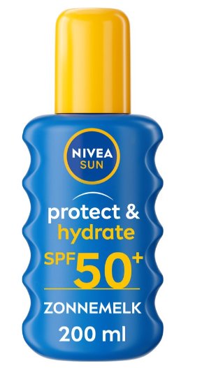 Nivea Sun-spray  protect & hydrate, Spray ochronny, SPF 50, 200ml Nivea