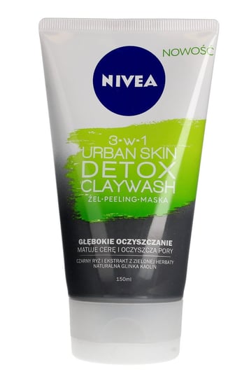 Nivea, Urban Skin Detox, żel-peeling-maska 3w1 do twarzy, 150 ml Nivea