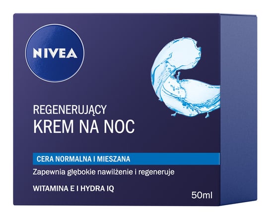 Nivea Visage, Aqua Effect, krem regenerujący na noc, 50 ml Nivea