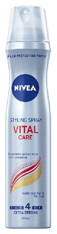 Nivea, Vital Care, lakier do włosów, 250 ml Nivea