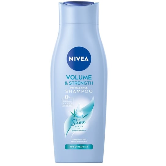 Nivea, Volume & Strength łagodny szampon do włosów 400ml Nivea