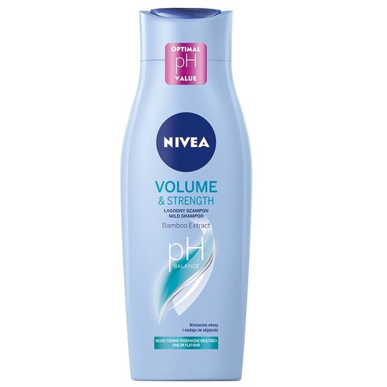 Nivea, Volume & Strength łagodny szampon do włosów 400ml Nivea