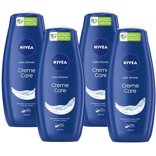 NIVEA żel płyn pod prysznic damski zestaw 4x500ml Nivea