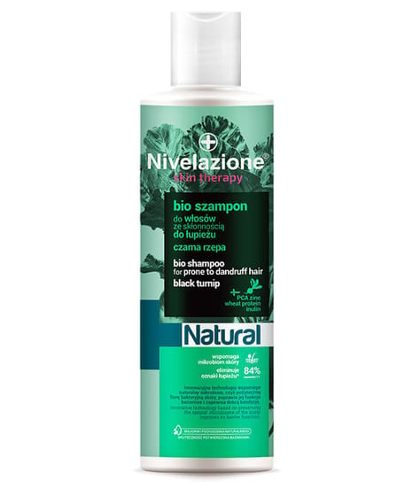Nivelazione, Skin therapy, Natural Bio szampon do włosów ze skłonnością do łupieżu, 300 ml Ideepharm