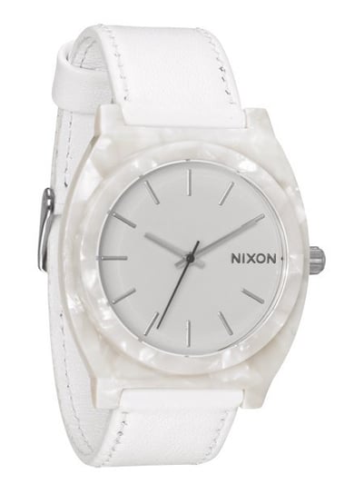 Nixon, Time Teller Acetate Leather, White Granite Nixon