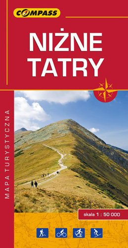 Niżne Tatry. Mapa turystyczna 1:50000 Wydawnictwo Kartograficzne Compass