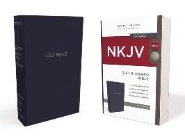 NKJV, Gift and Award Bible, Leather-Look, Blue, Red Letter E Nelson Thomas