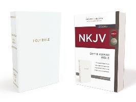 NKJV, Gift and Award Bible, Leather-Look, White, Red Letter Nelson Thomas