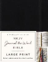 NKJV, Journal the Word Bible, Large Print, Hardcover, Black, Red Letter Edition Nelson Thomas