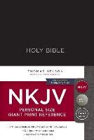 NKJV, Reference Bible, Personal Size Giant Print, Hardcover, Black, Red Letter Edition, Comfort Print Nelson Thomas