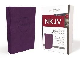 NKJV, Value Thinline Bible, Large Print, Imitation Leather, Purple, Red Letter Edition Nelson Thomas
