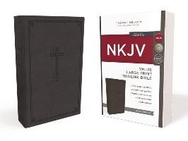 NKJV, Value Thinline Bible, Large Print, Leathersoft, Black, Nelson Thomas