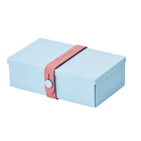 No.01 składany lunchbox Uhmm - light blue / pink Uhmm