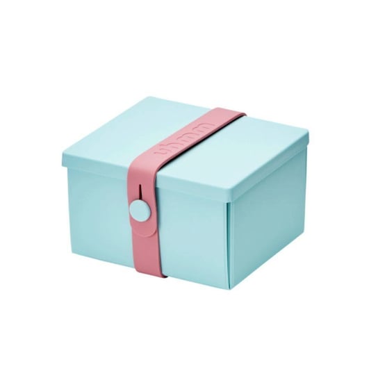 No.02 lunchbox składany na sałatki Uhmm - mint green / pink Uhmm
