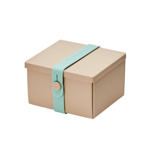 No.02 lunchbox z opaską dla dzieci Uhmm - mocca / mint Uhmm