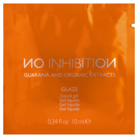 No Inhibition Glaze Liquid Gel, Płynny żel do modelowania każdego rodzaju włosów z guaraną i winogronem, 10 ml No Inhibition