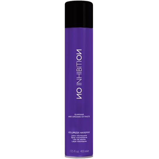 No Inhibition, Volumizer Hairspray, Lakier do włosów zwiększający objętość z guaraną i filtrami UV, 400 ml No Inhibition