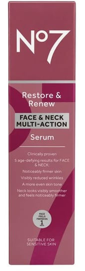 No7 Restore & Renew FACE & NECK MULTI ACTION Serum 50 ml No7