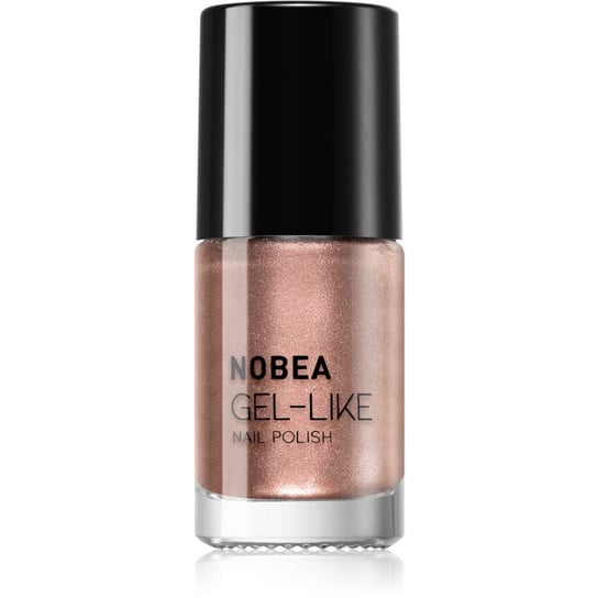 NOBEA Metal Gel-like Nail Polish lakier do paznokci z żelowym efektem odcień Brass N#76 6 ml Inna marka