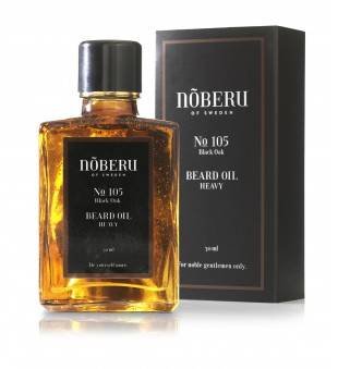 Noberu No.105 Black Oak Beard Oil Nawilżający Olejek do Brody 30ml Nõberu of Sweden